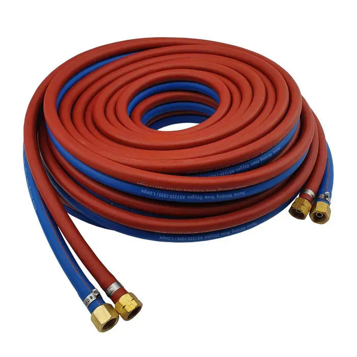Harris 10mm oxy-acetylene gas hose reel by Core Engineering Depot, durable industrial-grade welding and cutting equipment