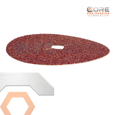 Core Engineering Depot Deerfos VA113 180mm general purpose fibre discs, 200-pack of abrasive discs for grinding and finishing.