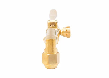 Core Engineering Depot Harris Model 73-3 all-fuel gas cutting attachment showing metal nozzle and adjustable components.