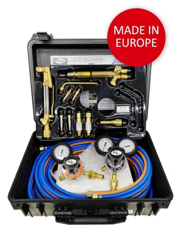 Core Engineering Depot Harris Gas Kit - Original Professional Oxy/LPG for welding and heating, shown with gas connections and regulator.