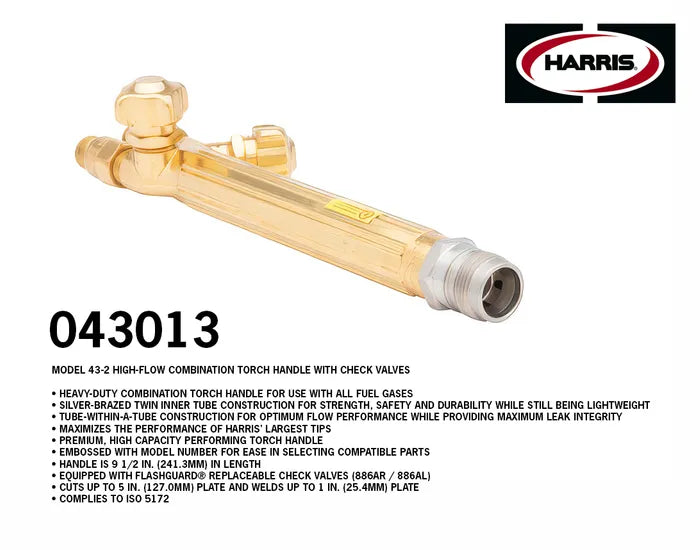 Core Engineering Depot Harris Gas Kit - Original Professional oxy/acetylene gas welding and cutting kit with hoses and regulators.