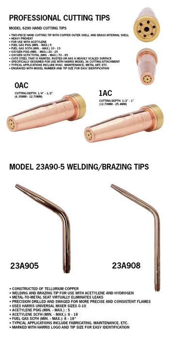 Core Engineering Depot Harris Gas Kit - Original Professional oxy/acetylene welding and cutting gas kit with hoses and regulators.