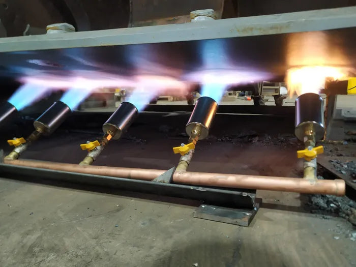 Core Engineering Depot Harris 3 Burner Rail System header tube, 60mm diameter, 1 meter length for heating equipment installation.