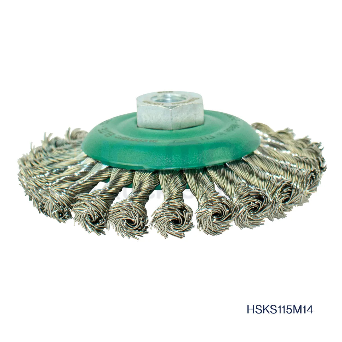 Core Engineering Depot ELITE Twist Knot Bevel Brush 606 stainless abrasive tool with twist knot design for surface finishing.