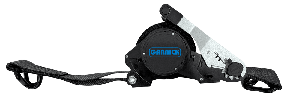 GARRICK RETRACTABLE Tie Down 25mmx3M-340kg- 2pk