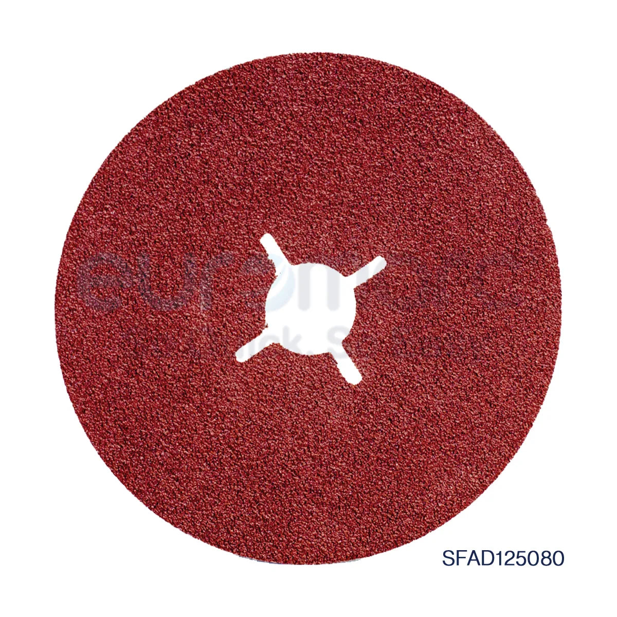 Pack of 10 Deerfos VA113 general purpose fibre abrasive discs, 80 grit, for grinding and surface finishing.