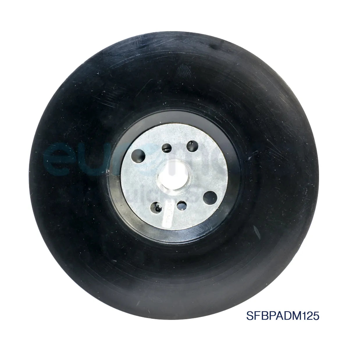 Medium-flex ELITE Back-up Pad 224 by Core Engineering Depot, 125mm abrasive pad with M14 attachment for grinding and polishing.