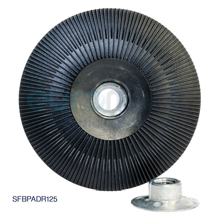 Core Engineering Depot ELITE Back-up Pad 228 with fine ribbed surface for abrasives and polishing applications.