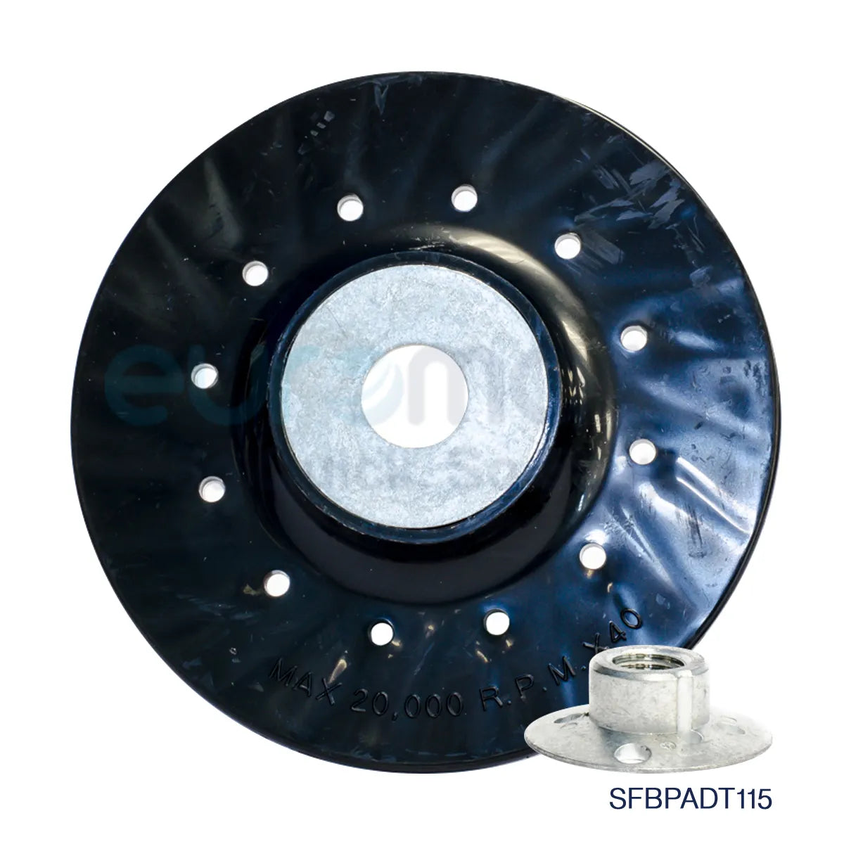 Core Engineering Depot ELITE Back-up Pad 226 Turbo abrasive pad for polishing and grinding applications.