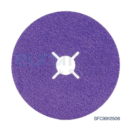 Core Engineering Depot Deerfos Bora9 ceramic fibre disc set, 10-pack, abrasive disc with 125mm diameter and 22mm hole for grinding.