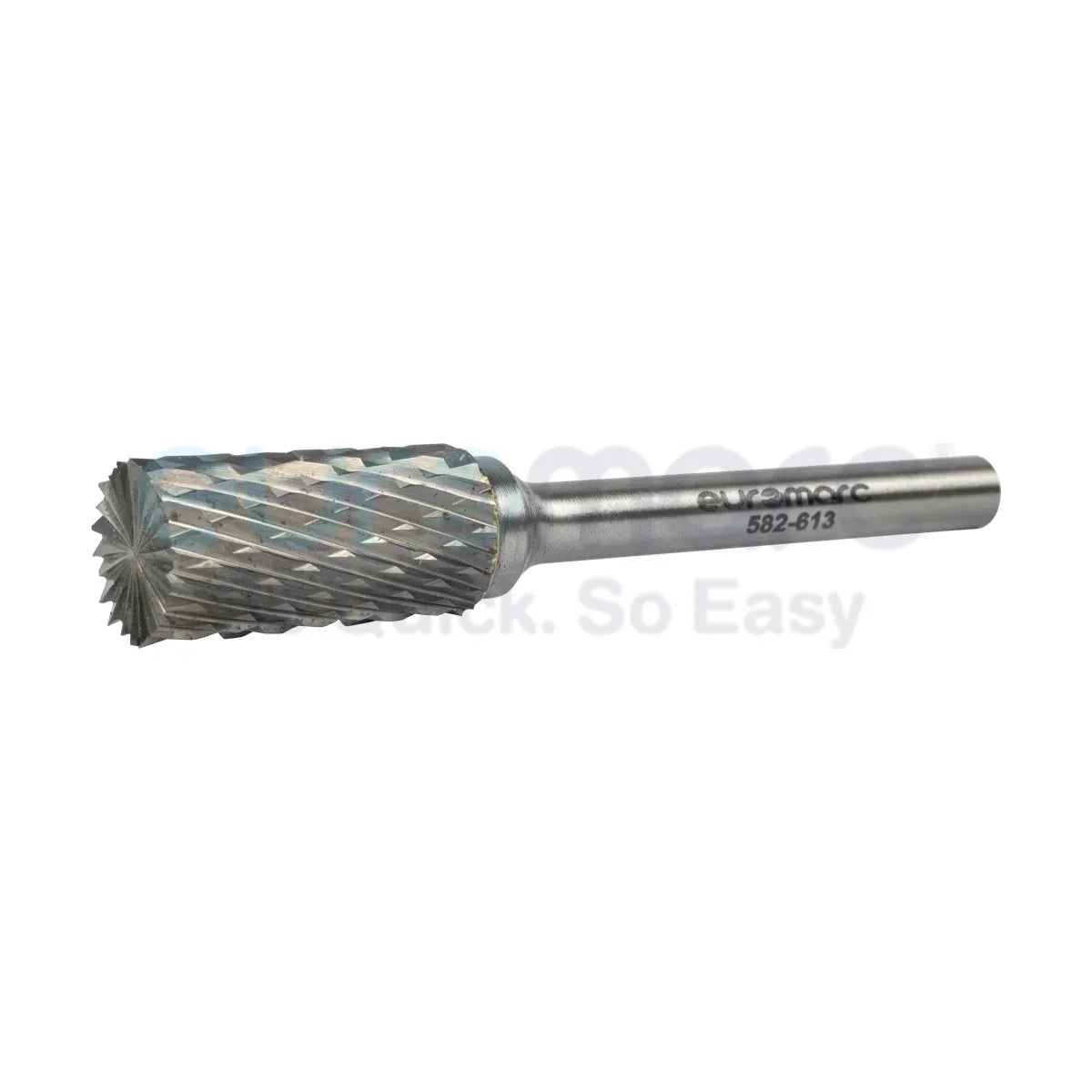Core Engineering Depot Elite Burr 582 SB cylindrical end double cut cutting tool, 13x25x6mm, shown in a close-up image.
