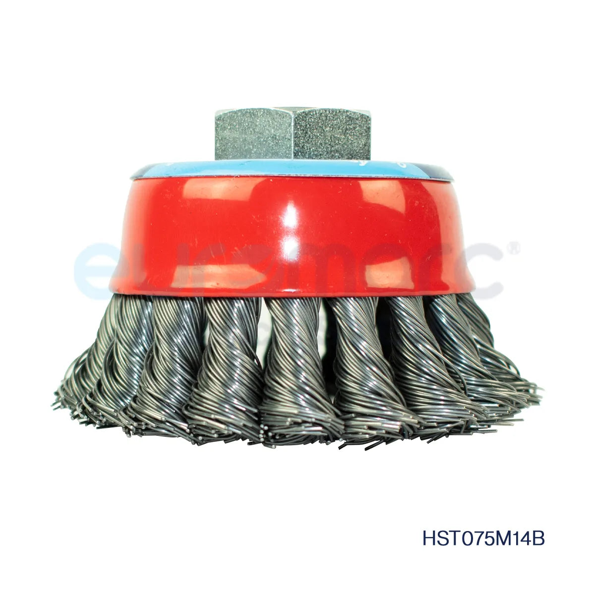 Core Engineering Depot ELITE Twist Knot Cup Brush for angle grinders, designed for cleaning and surface preparation of stainless steel.